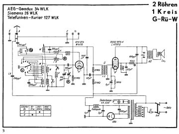 Siemens 26WLK schematic circuit diagram